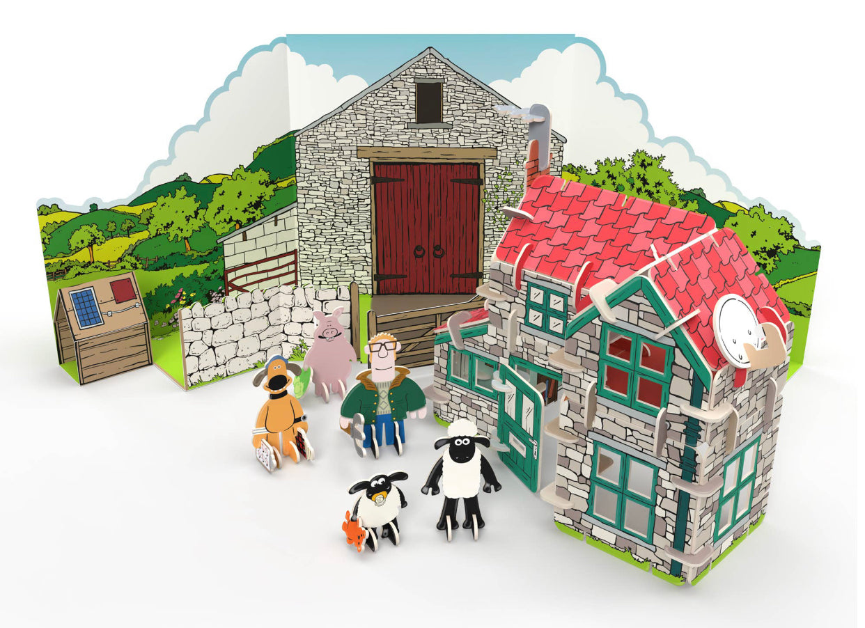 Shaun the Sheep Pop Out Eco-Friendly Playset