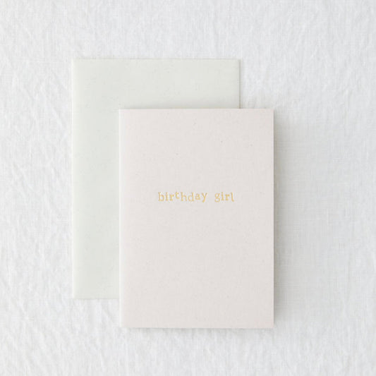 Birthday Girl Foil Card