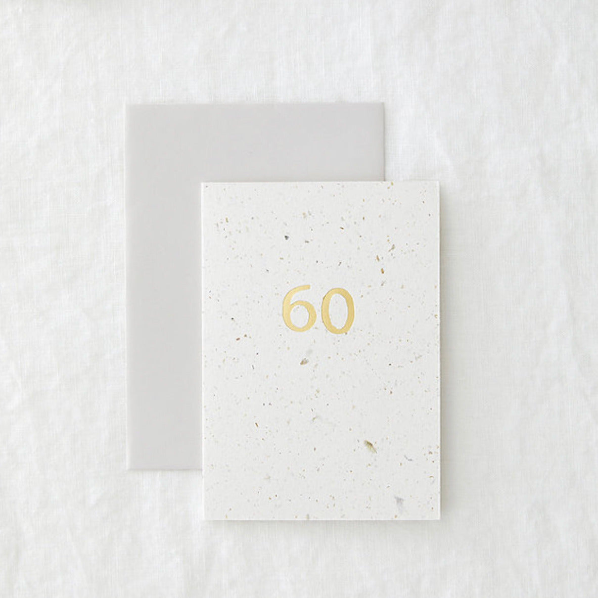 Foiled 60 Birthday Card