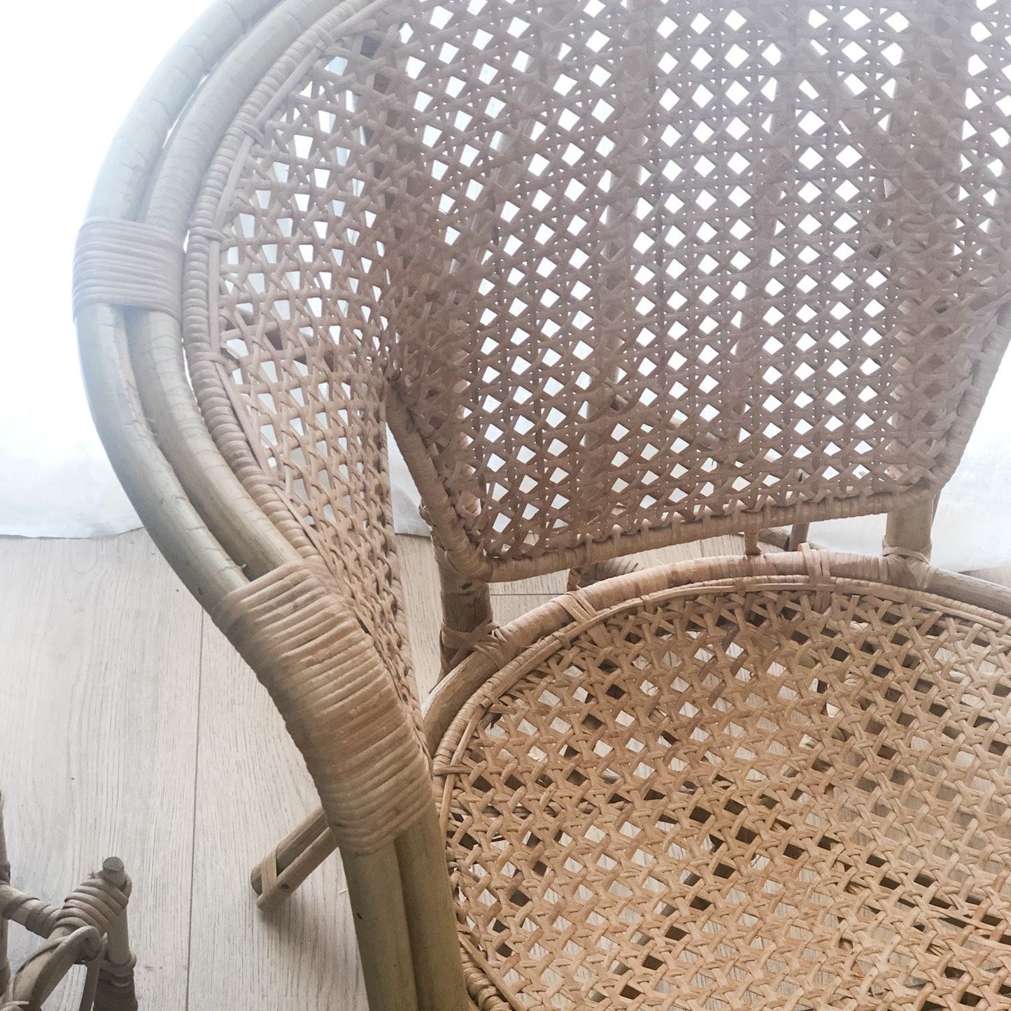 VINTAGE CANE ARMCHAIR