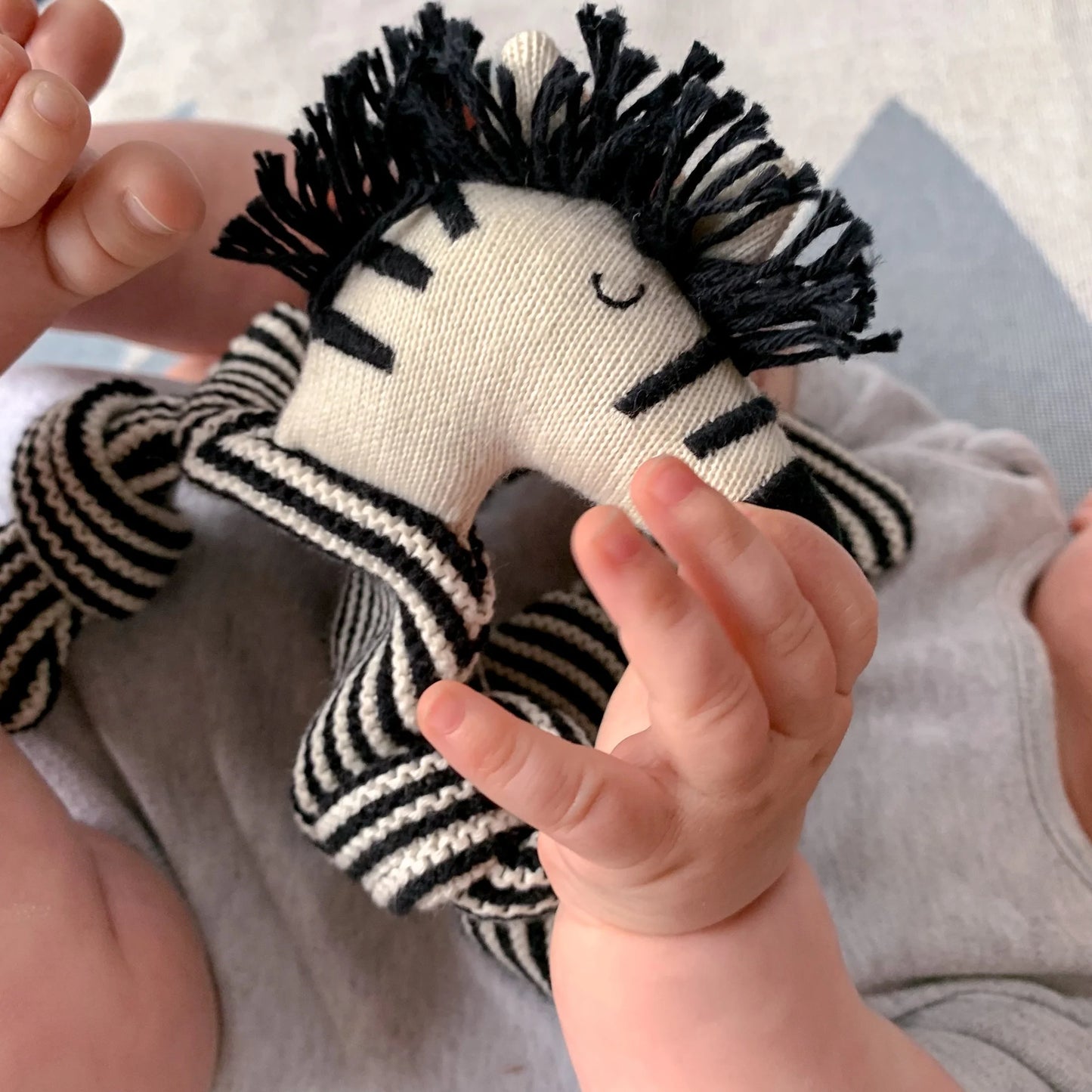 Zebra Baby Cuddle Cloth - Sophie Home