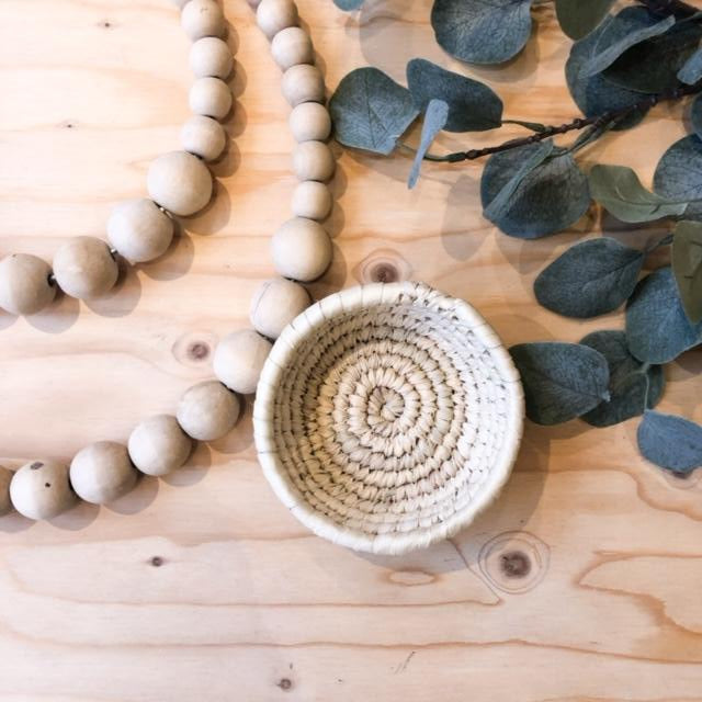 MOROCCAN PALM LEAF BASKETS