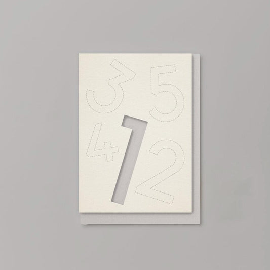 Scandi First Birthday Card By Kinshipped