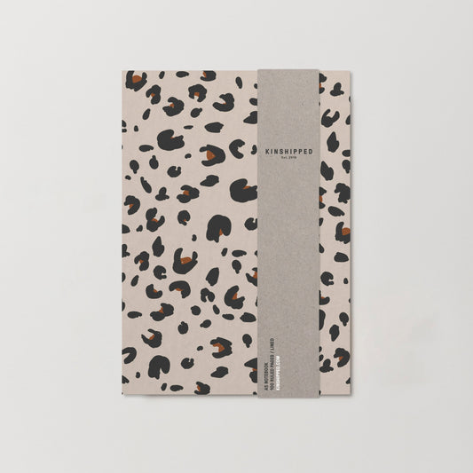 Beige Leopard Notebook By Kinshipped