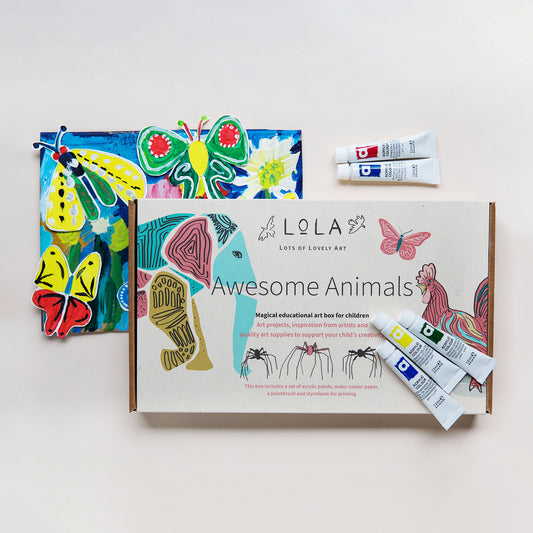 Awesome Animals Art Box by Lots Of Lovely Art
