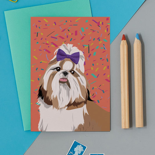 Shih Tzu Card