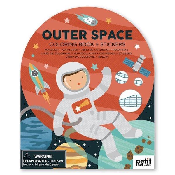 Outer Space Colouring & Sticker Book