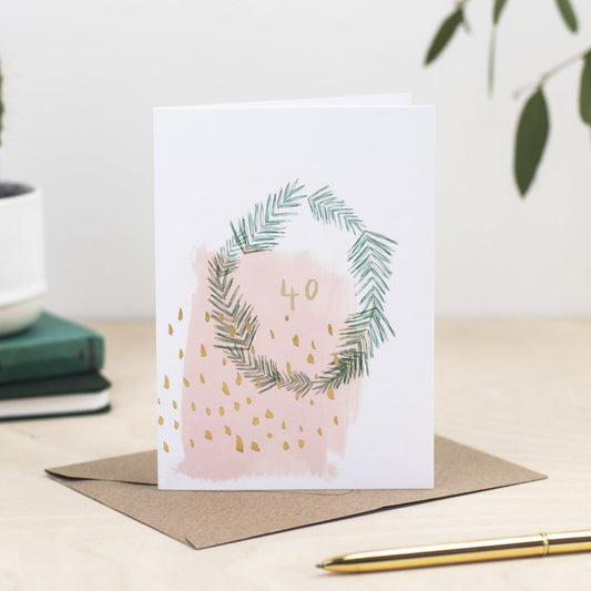 Luxury 40th Birthday Card By Plewsy