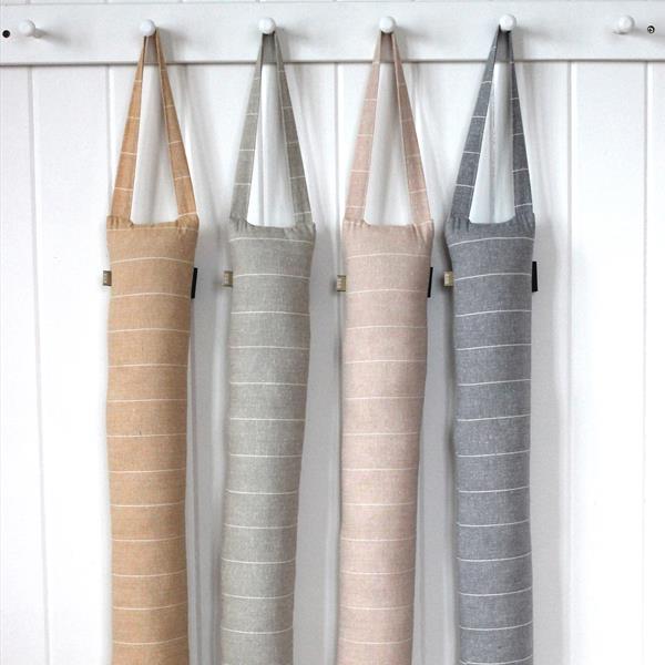 Wild Stripe Draught Excluder in Almond