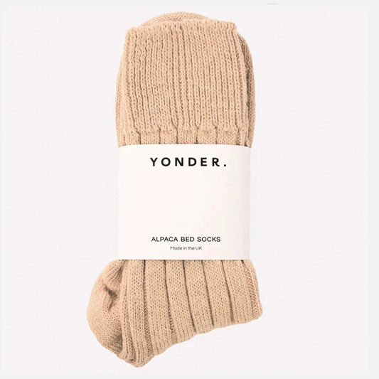 Fawn Alpaca Bed Socks By Yonder