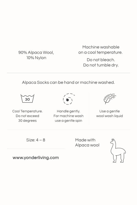 Fawn Alpaca Bed Socks By Yonder
