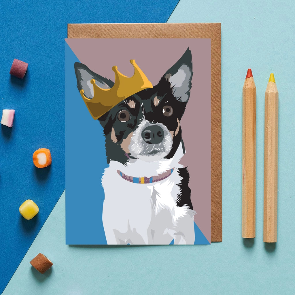 Truffle The Chihuahua Dog Greeting Card