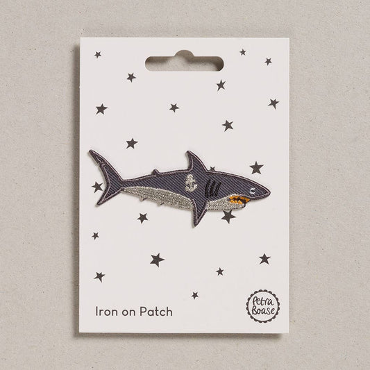 Iron on Patch -  Shark By Petra Boase