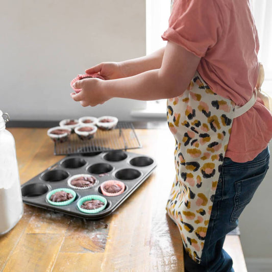 Leopard Print Children's Apron By Plewsy (LAST ONE)