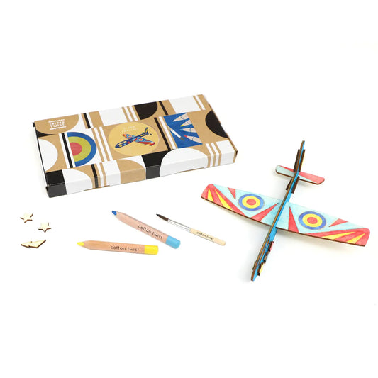 Plane Craft Kit Activity Box By Cotton Twist