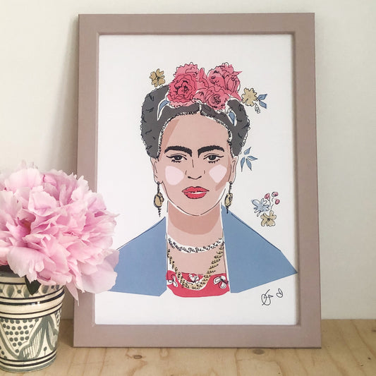 Frida Kahlo Print By Georgina Trestler