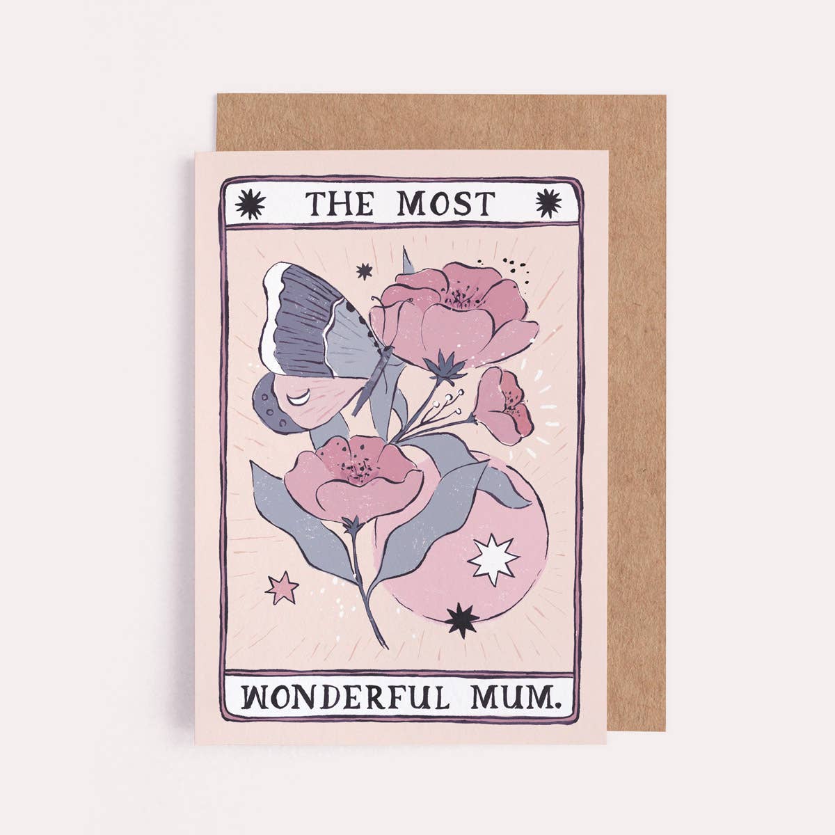 Tarot Flower Mum Card By Sister Paper Co