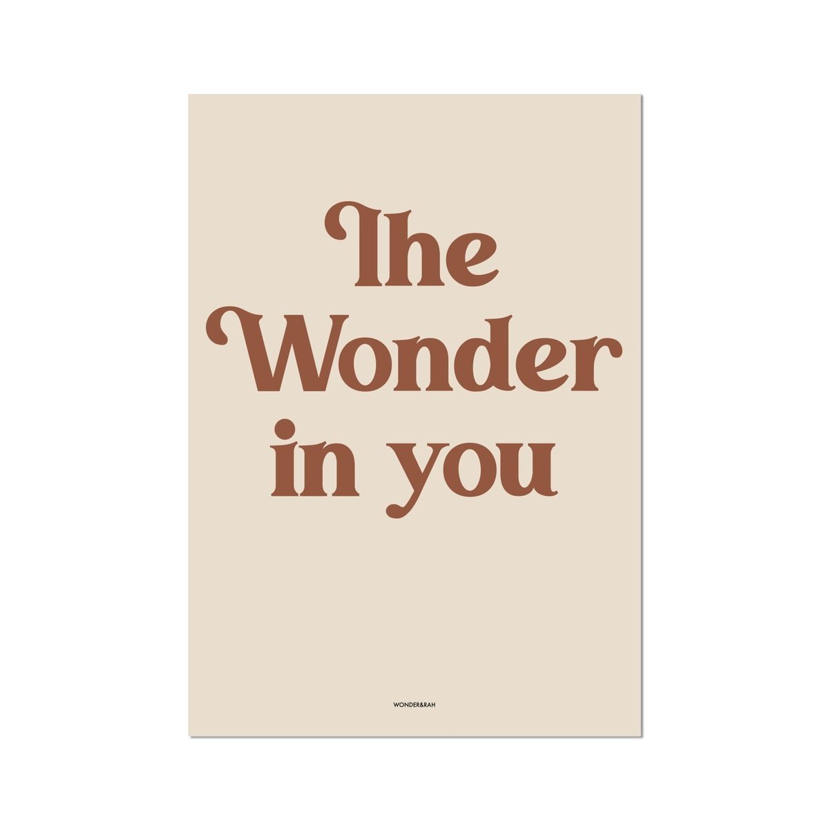 Spice Wonder Print By Wonder & Rah