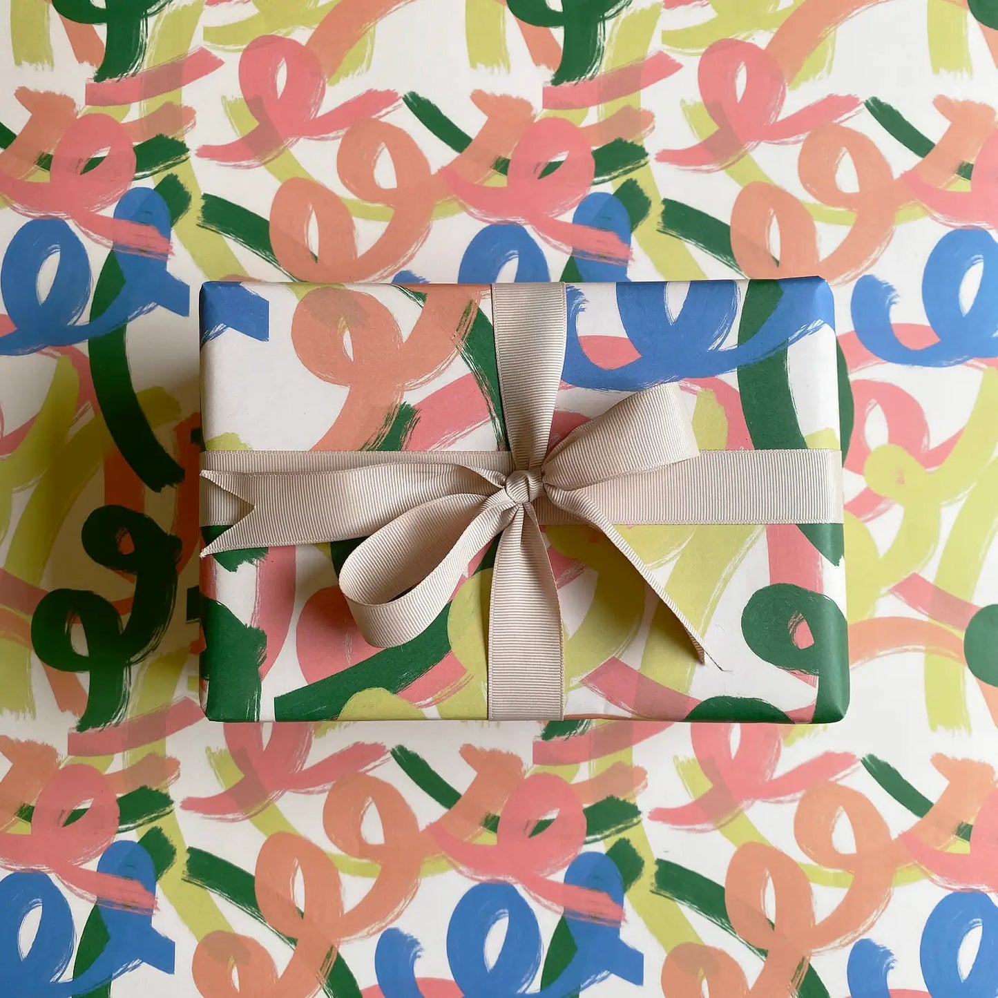 Squiggles Gift Wrap by Plewsy