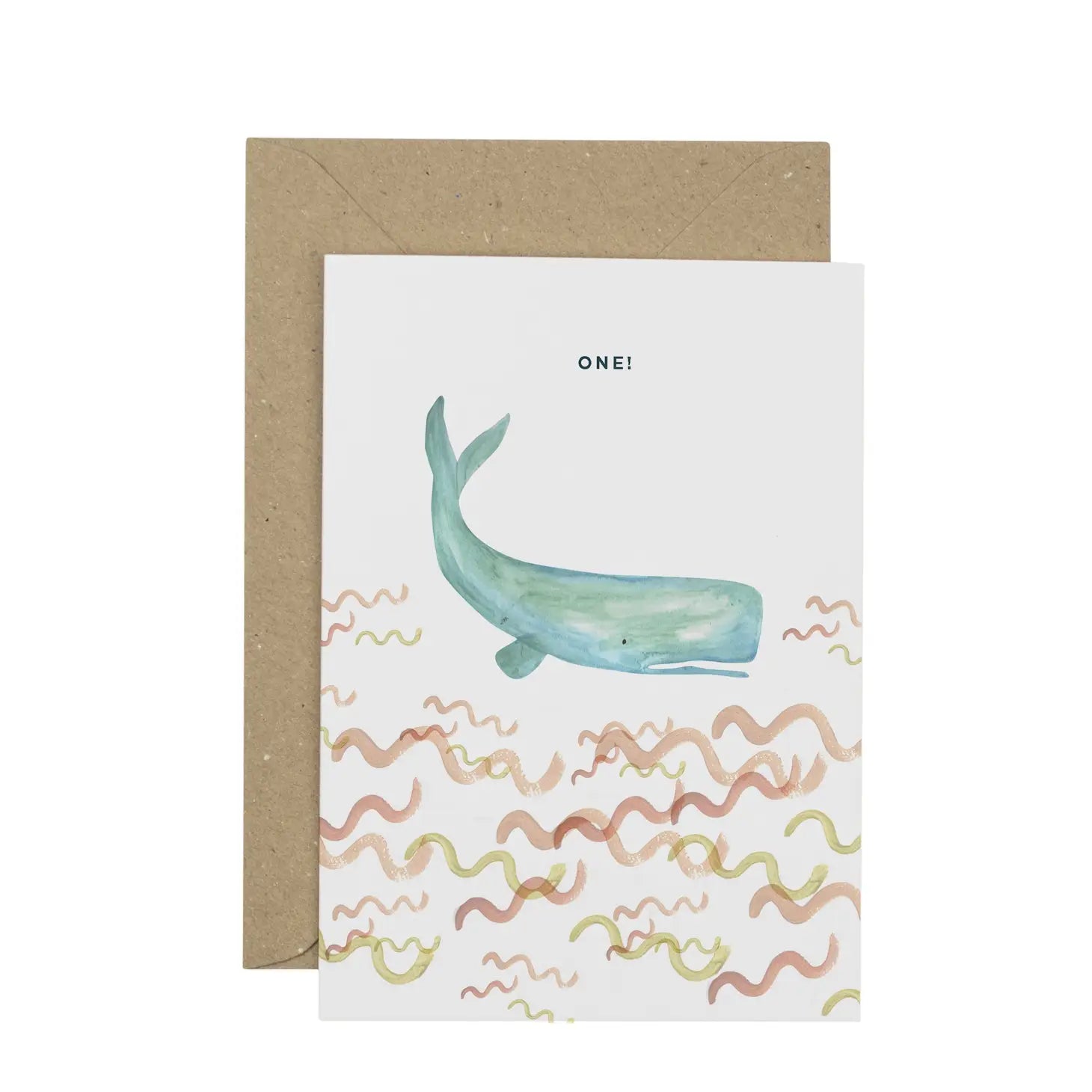 Whale First Birthday Card By Plewsy