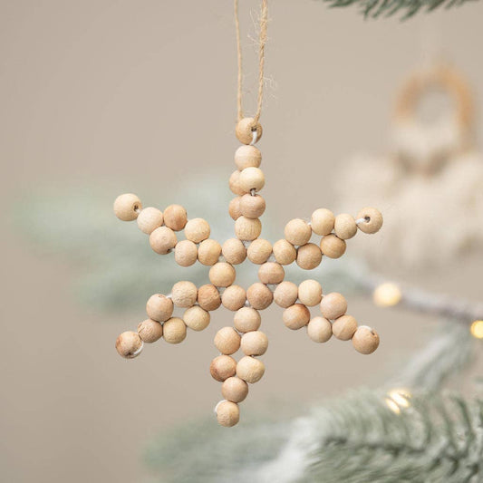 Robles Wooden Bead Hanging Christmas Decoration