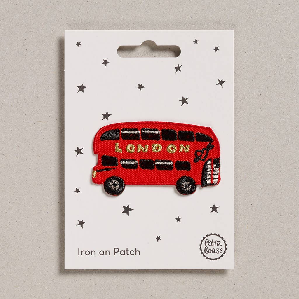 Iron on Patch - London Bus By Petra Boase