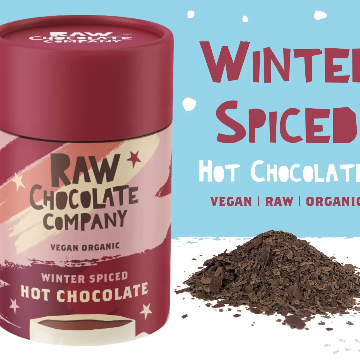 The Raw Chocolate Company -  Organic Winter Luxury Hot Chocolate 200g - Vegan