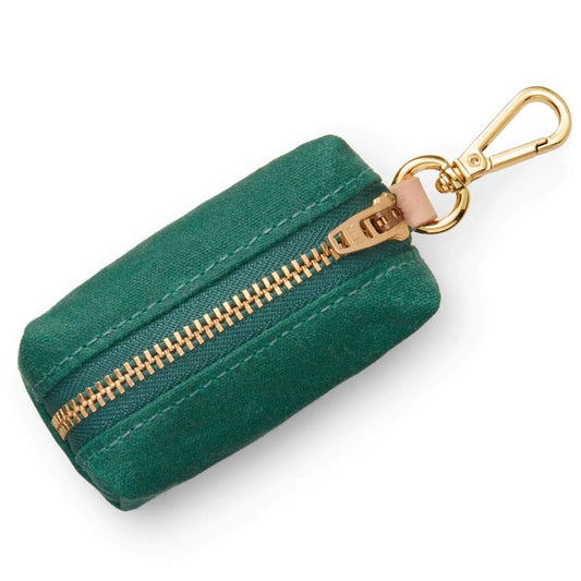 Evergreen Waxed Canvas Waste Bag Dispenser By The Foggy Dog (LAST ONE)