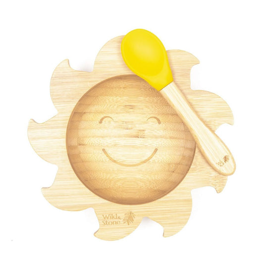 Baby Bamboo Weaning Bowl & Spoon Set