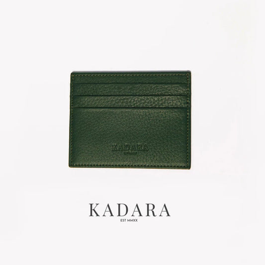 Damilọ́lá - Green Leather Cardholder by Kadara  
