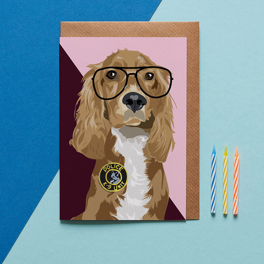 Milo The Cocker Spaniel Card