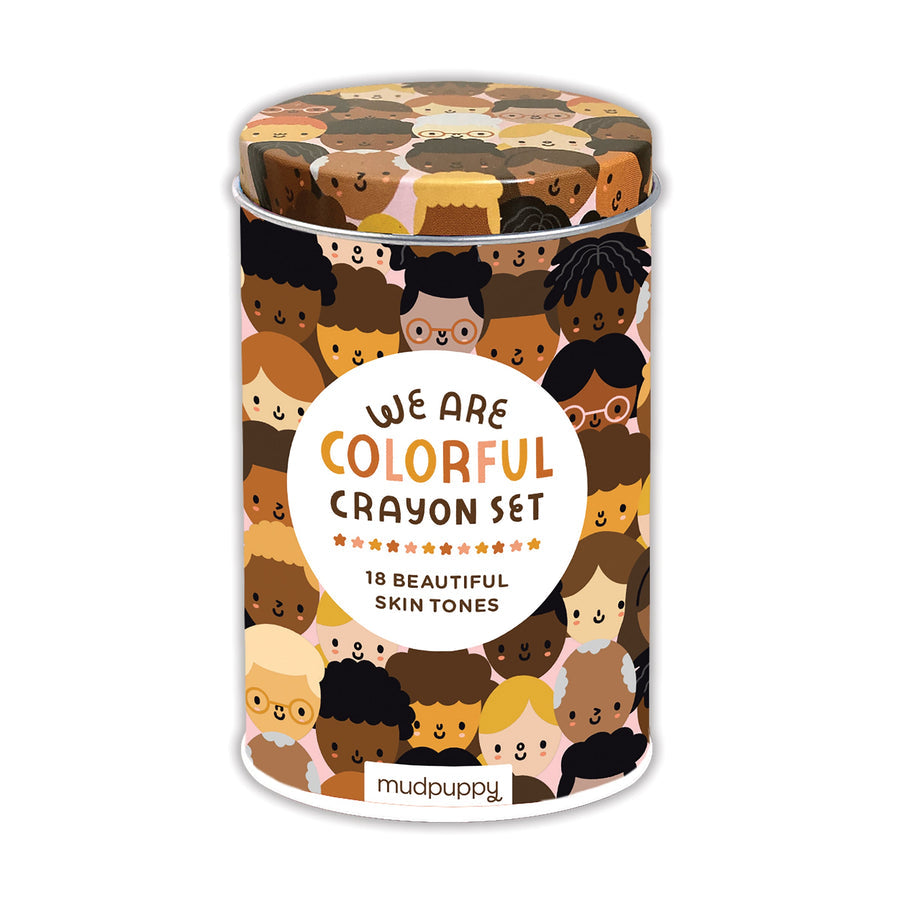We Are Colorful Skin Tone Crayon Set in Tin