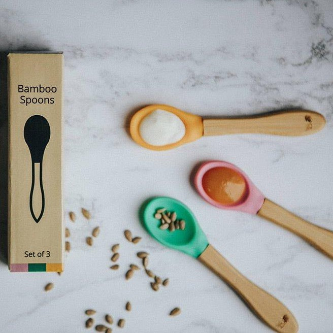 Baby Bamboo Weaning Spoon Set