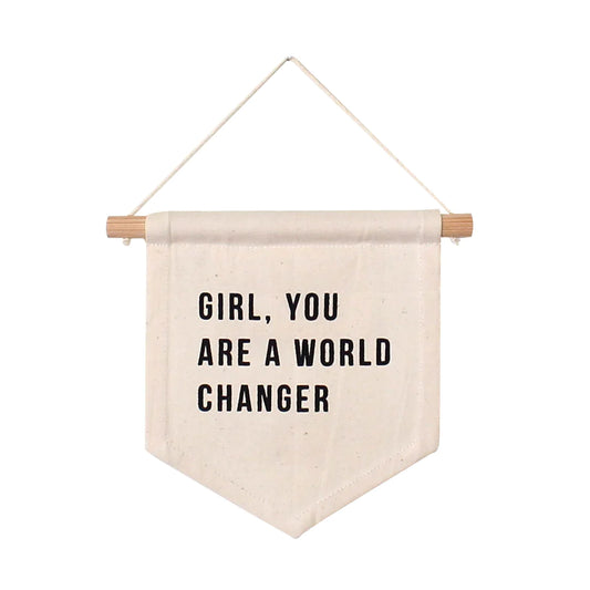 World Changer hanging Banner